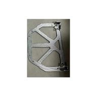 LYGBDSS Diable Support Composants Transport Pliable Accessoires Roues Caoutchouc Diable Pliant Pièces Plateau RoulantRoues Chariot Pièces de Rechange pour Diables Monte-escaliers endommagés,i