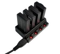 LyGuy Chargeur de Batterie USB 4 en 1 pour Drone Mambo Araignée roulante Parrot Minidrones Chargeur