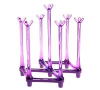 Lyguy Support pour Bouteille de sèche-biberon, Porte-biberons, Porte-tétons, égouttoir Pliable - Violet