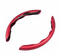 LYHCM 2 Pièces Couvre Volant Voiture pour KIA Picanto Rio Proceed Wagon Ceed SW Stonic Soul Seltos XCeed, Respirant Housse de Volant Voiture Segmentées Antidérapant Intérieur Accessoires