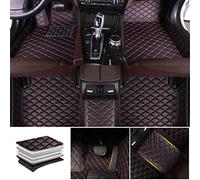 LYHCM Tapis de Sol Voiture pour Peugeot 3008 2017 2018 2019 2020 2021 2022 2023 2024 2025, Imperméable Antidérapant Coussinets Pieds Moquettes Couvertur Protection Complète Moquette,D