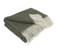 LYHome Plaid Cachemire et Merinos - Couverture pour Le Canape Le Lit, Couvertures Luxe en Laine de Mouton Grande Taille, Chaude Doux Automne et Hiver (140 x 200 cm | Vert Olive)