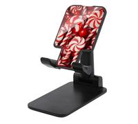LYHVSFJW Candy Canes Support de téléphone portable pliable réglable pour bureau portable avec base antidérapante Compatible avec tous les smartphones