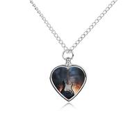 LYHVSFJW Collier urne en forme de guitare électrique pour cendres - Collier funéraire pour chiens et chats - Pendentif funéraire pour animal domestique - Médaillon souvenir - Pendentifs commémoratifs