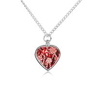 LYHVSFJW Collier urne funéraire en forme de cœur en forme de canne à sucre d'orge pour chien, chat, pendentif urne funéraire pour animal de compagnie, bijoux souvenirs, pendentifs commémoratifs pour