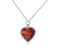 LYHVSFJW Collier urne funéraire en forme de cœur pour cendres - Pour chiens et chats - Médaillon funéraire pour animal domestique - Médaillon souvenir - Pendentifs commémoratifs pour chiot et animal