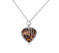 LYHVSFJW Collier urne funéraire en forme de guitare électrique pour cendres - Collier funéraire pour chiens et chats - Pendentif funéraire pour animal domestique - Médaillon souvenir - Pendentifs
