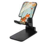 LYHVSFJW Fox_Adventure Support de téléphone portable pliable réglable pour bureau avec base antidérapante Compatible avec tous les smartphones