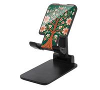 LYHVSFJW Green Tree of Life Support de téléphone portable pliable réglable pour bureau portable avec base antidérapante Compatible avec tous les smartphones