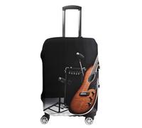 LYHVSFJW Housse de protection élastique pour bagage de guitare et instrument de musique, housse de valise de voyage durable avec ouvertures à fermeture éclair, convient aux bagages de 48 à 81 cm (),