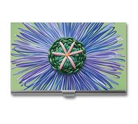 LYHVSFJW Porte-cartes de visite pour homme et femme - Moderne - Fils de soie - En filigrane - En métal - 9,4 x 5,6 x 0,8 cm, Argenté., 3.7x2.2x0.3 Inch