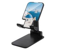 LYHVSFJW Santorini Support pliable pour téléphone portable avec base antidérapante Compatible avec tous les smartphones Motif île grecque