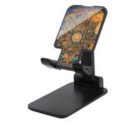 LYHVSFJW Support de téléphone portable pliable pour téléphone portable avec base antidérapante - Motif carte de tarot mystique - Soleil et lune