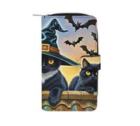 LYHVSFZQ Portefeuille pour homme avec fermeture éclair - Motif chat bizarre et mignon - Pour un usage quotidien et des cadeaux de vacances - Style : 19,7 x 11 x 3,5 cm, Style :, 19.7x11x3.5cm