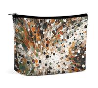 LYHVSFZQ Trousse de maquillage pliable à pois de différents imprimés - Trousse de maquillage de voyage pour voyage et vie quotidienne - Style - Taille unique, Style :, Taille unique, Trousse de