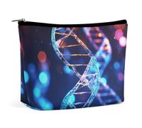 LYHVSFZQ Trousse de maquillage pliable DNA Genetic Helix - Organiseur de maquillage de voyage pour voyage et vie quotidienne - Style - Taille unique, Style :, Taille unique, Trousse de maquillage