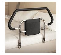LYHXYLFT Barrière De Lit, Barrière D'assistance avec Deux Accoudoirs, Double Rampe Latérale De Lit, Hauteur 48 Cm, Convient À Tous Les Types De Lits
