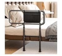LYHXYLFT Barrière De Lit Pliable, Pare-Chocs avec Repose-Pieds, Pare-Chocs Au Sol for Lit Double, Longueur D'accoudoir Réglable for Barrière Latérale De Lit