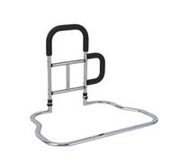 LYHXYLFT Barrière De Lit Portable, Barrière D'assistance Au Lit avec Accoudoirs Latéraux, avec Sac De Rangement, Adaptée À Tous Les Types De Lits