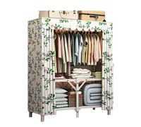 LYHXYLFT Garde-Robe Portative, Placard Portable Robuste avec Couvercle, Grande Armoire Robuste, Grand Espace De Rangement Spacieux for Suspendre Les Vêtements(Color 4)