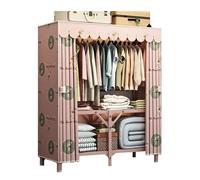 LYHXYLFT Garde-Robe Portative, Placard Portable Robuste avec Couvercle, Grande Armoire Robuste, Grand Espace De Rangement Spacieux for Suspendre Les Vêtements(Color 3)