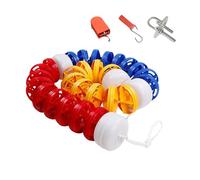 LYHXYLFT Kits De Cordes De Séparation De Ligne De Flotteur De Sécurité for Piscine, Accessoires De Ligne De Bouée Flottante avec Crochet De Type S Et Tendeur(Nylon,3m/9.9ft)