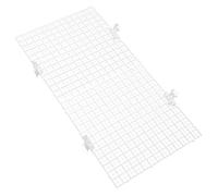 LYHYDMA Aquarium Séparateur Diviseur Lot de 2 grilles en Plastique Blanc for Filtre d'aquarium, 30 x 30 cm, Plaque d'isolation, séparateur for Aquarium, prévention des fuites