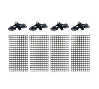 LYHYDMA Aquarium Séparateur Diviseur Plaque de séparation en Treillis for Aquarium, Fournitures for Poissons, Panneau d'isolation, séparateur, Filtre, Plaque for Poissons(Black)