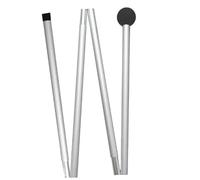 LYHYDMA Arceaux de Tente Poteau de Tente Pliable 1,6/2, m, en Alliage d'aluminium, for Plage, abri, bâche, Support for, for Camping et fête(Flat Head 1.6m)