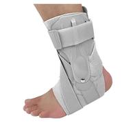 LYHYDMA Attelle Cheville Chevillère for entorse de la Cheville avec stabilisateurs latéraux for Hommes et Femmes Attelle de Cheville Stabilisateur Récupération Tendinite(Gray Generic,XL)