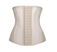 LYHYDMA Ceinture post accouchement Corset amincissant for femme, ceinture amincissante, gainante, avec baleines en acier de 25 mm(Beige,S)