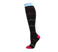 LYHYDMA Compression Socks 1 paire de chaussettes compression for homme, for la course à pied, le basket-ball et cyclisme(Color 25,L-XL EU41-45)