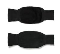 LYHYDMA Genouillère Chauffante 1 paire de genouillères anti-froid respirantes en polaire épaisse for garder au chaud(Black hair black)