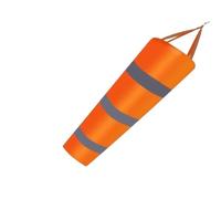 LYHYDMA Manche à air Manche à air réfléchissante, Mesure de la Direction du Vent en Plein, 60/80/100cm, Ceinture Anti-déchirure, girouette for aéroport, Aviation, Jardin, Ferme(Orange 1.5m)