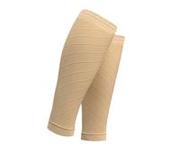 LYHYDMA Manchon Compression Mollet 1 paire de manchons compression for mollets for hommes et femmes - Chaussettes sans pieds for la course à pied le cyclisme(3-Beige)