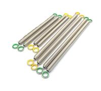 LYHYDMA Ressort de Traction pour Pilates Reformer Unités de Panneaux muraux Pilates, 8 pièces, tremplin en Bois, équipement de Yoga et de méditation, Fil de Musique, Ensemble de Ressorts en Acier