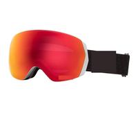 LYHYDMA Ski Goggles Men Women Anti-fog Ski Eyewear Snow Glasses Adult Snowboard Goggle with Night Yellow Lens and Case Set(Red goggle only)