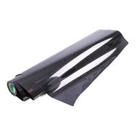 LYHYDMA Tapis de Mariage Tapis Miroir en Plastique for allée de Mariage, Accessoires for Piste Danse(Black,50M_1M)
