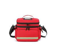 Lyirfan Sac médical Familial Vide, Double Couche pour Fournitures médicales d'urgence, Sac de Premiers Secours adapté pour Une Utilisation à la Maison ou en Voyage, Rouge, L