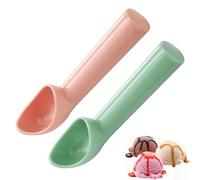 LYITZW 2 Cuillères à Glace, Outil de Service de Boules de Glace Épaisses et Léger, Design Ergonomique pour Crème Glacée, Yaourt, Pudding et Fruits