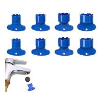 LYITZW 8 Pièces Outils de Clé Aérateurs de Robinet Cache Clés Cache-clé Aérateur Mousseur de Robinet Aérateur Économiseurs d'Eau pour Evier de Cuisine Lavabo de Salle de Bain, M16.5 /M18.5/M21.5/M24