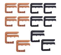 Lyivisk 12 Pièces Boutons de Pantalon Réglables, Clip pour Serrer les Jeans sans Couture, Bouton Amovible pour Hommes Femmes Enfants