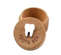 Lyivisk Boîte à dents de lait pour filles et garçons - Boîte à dents de lait avec motif de dents - Cadeau d'anniversaire pour les nouveaux parents, baptême et fée des dents