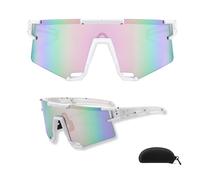 Lyivisk Lunettes de Vitesse, Lunettes Cyclisme Homme, Coupe Vent et Anti Buée Anti UV400 Lunette Vtt, Lunette Running Femme, pour Activités de Course à Pied, Cyclisme, Pêche