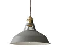 LYJArt Suspension de Style américain E27, Lampe Suspendue en métal Vintage, Abat-Jour de Lustre éolien Industriel, luminaire de Plafond à 1 tête, vitrine, Ferme, café, Bar, Salon, Be Present
