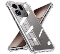 LYJERRY Antichoc Airbag Coque Compatible avec Oppo Find X9 Pro Coque de Protection, Transparent Étui de Protection en Silicone Antichoc TPU Bumper