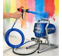 LYJIANGXIN 1800W Pulvérisateur Airless Très Efficace sans Dilution, Faible Surapplication, pour Projets DIY Peinture Maison Intérieur Et Extérieur, Livré avec Accessoires Et Embouts De Pulvérisation