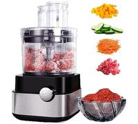 LYJIANGXIN DéCoupe-LéGumes éLectrique, RâPe A LéGumes éLectrique, RâPe De Cuisine éLectrique, Hachoir Multifonctionne DéCoupe Legumes Facilment, Fromage, Carottes