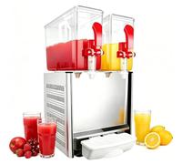 LYJIANGXIN Distributeur De Boissons Commercial, 180w/280w, Machine À Boissons Froides en Acier Inoxydable, Maintient Une Température De Refroidissement De 7°C - 12°C, pour Restaurants Et Bars