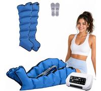 LYJIANGXIN Pressotherapie Professionnelle Drainage Lymphatique Jambes 6 Chambres à Air Appareil De Massage Bottes De PressothéRapie Jambes Et Ventre Et Bras, Appareil Circulation Sanguine Jambes